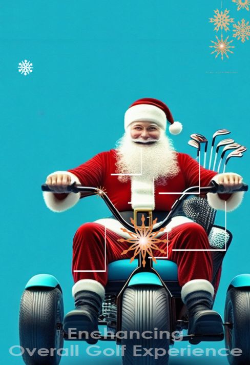 Golf Scooter: Spreading Christmas Joy and Wishes